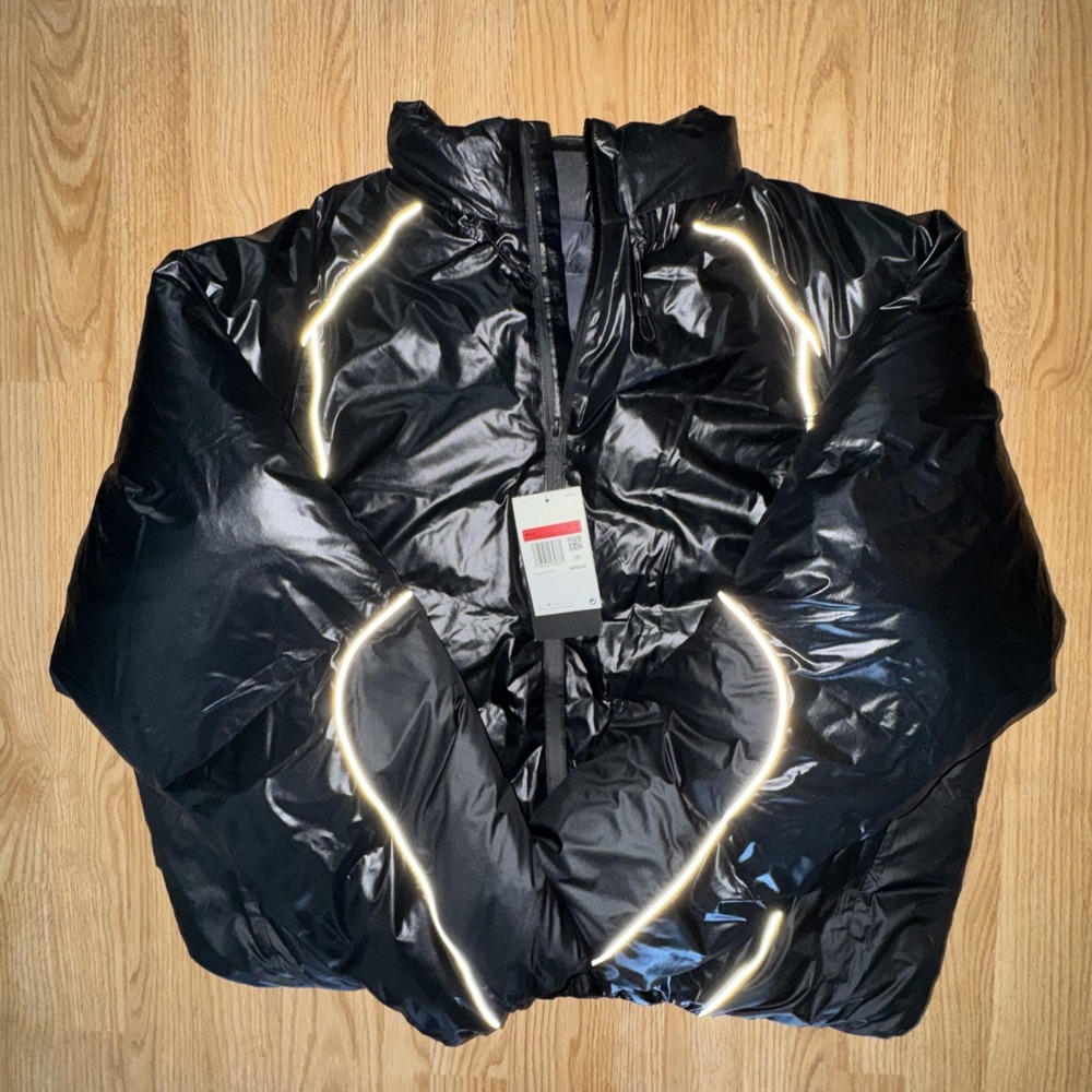 Nike Tech Bubble Jacket Black Anthracite Iron Grey Men's Size L II3869-010 $450